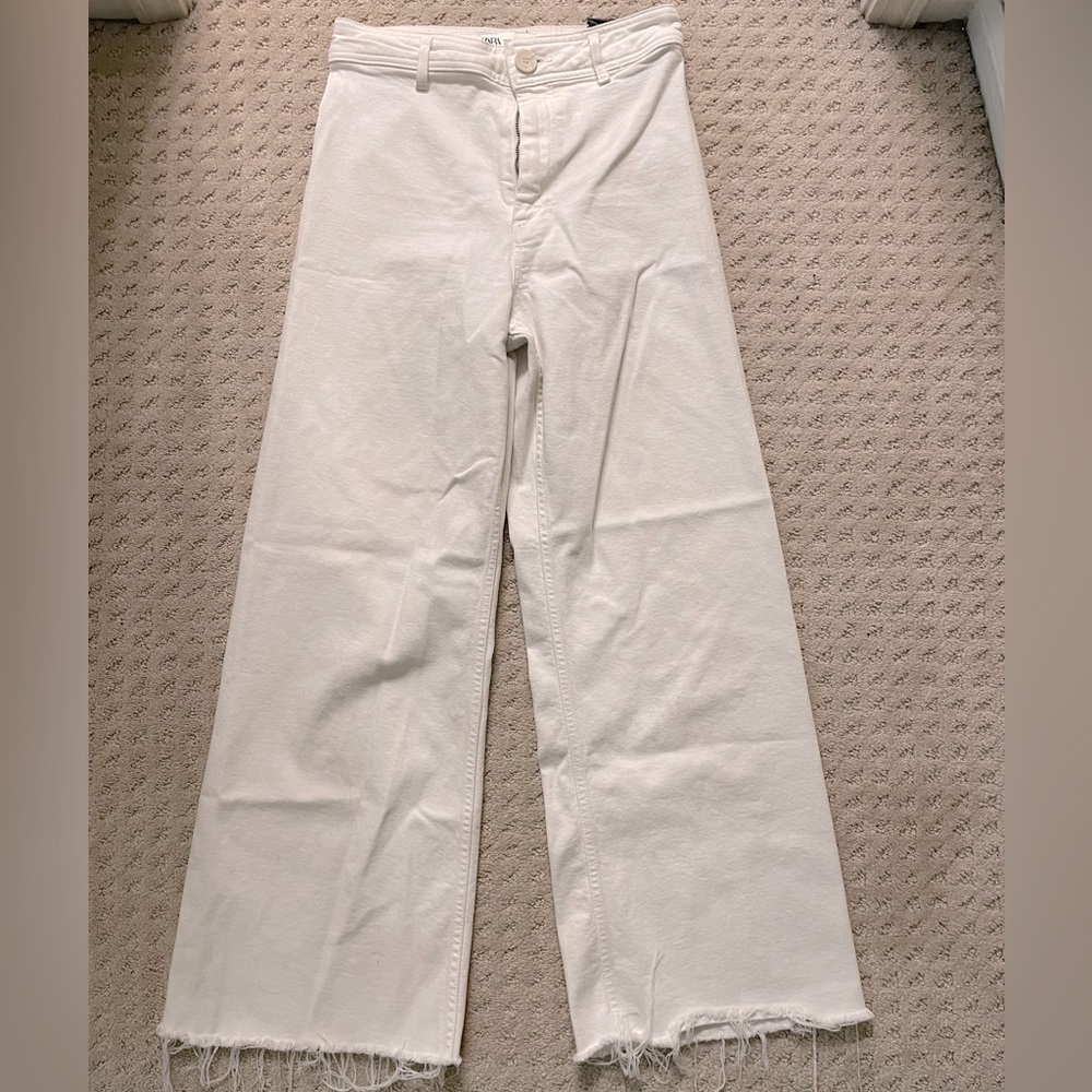 ZARA white pants